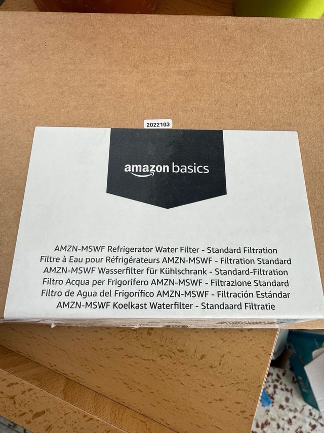 Filtro Agua Nevera Amazon Basics AMZN-MSWF-S