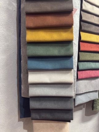 Sofá modular gris a medida