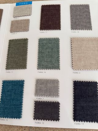 Sofá modular gris a medida