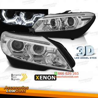 FAROS XENON CON OJOS DE ANGEL LED 3D PARA BMW Z4