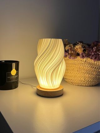 Lâmpada de Mesa 3D Japandi Viral