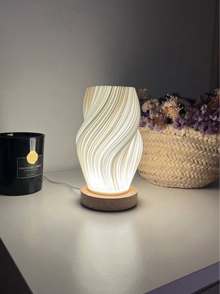 Lâmpada de Mesa 3D Japandi Viral