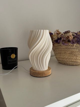 Lâmpada de Mesa 3D Japandi Viral