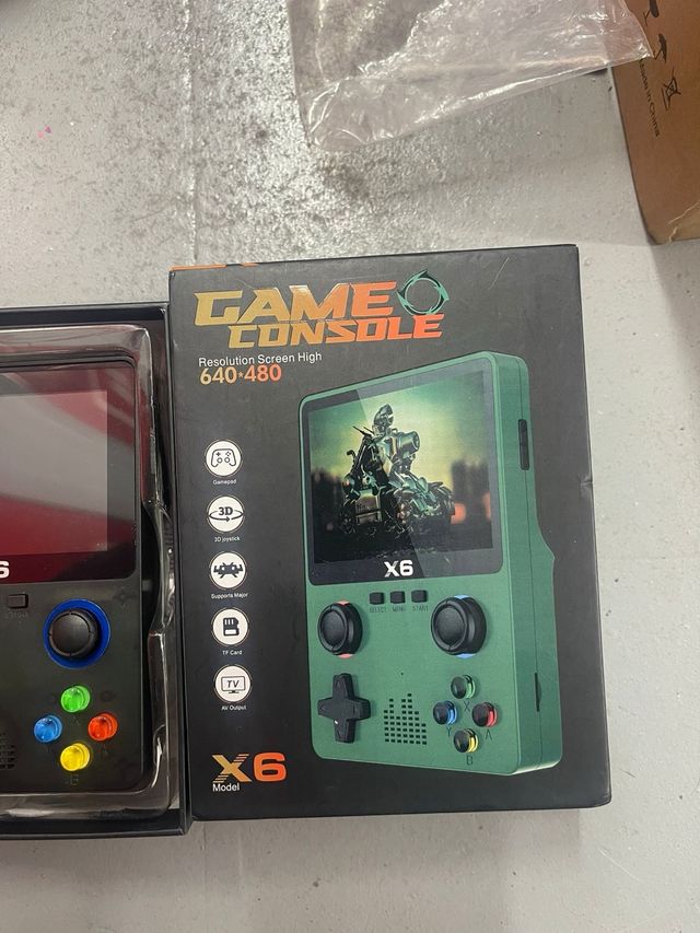 Consola de Videojuegos X6 Verde