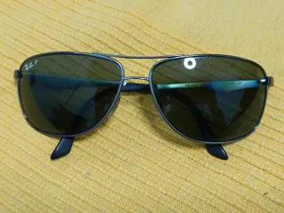 Gafas de Sol Ray-Ban Aviator Negras Verdes
