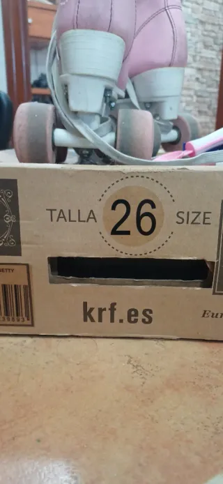 Patines rosas talla 26 para iniciarse