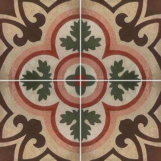 Mosaico hidráulico antiguo 