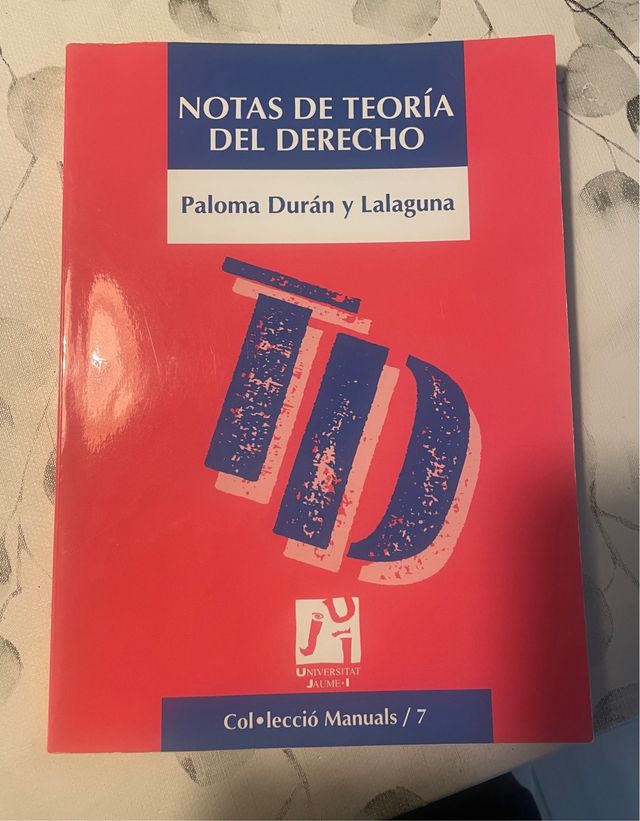 Notas de teoría del derecho (Spanish Edition)