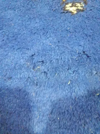 Alfombra Bereber Vintage Azul año 1980