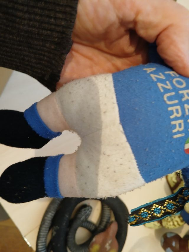 Pupazzo Topo Gigio Forza Azzurri