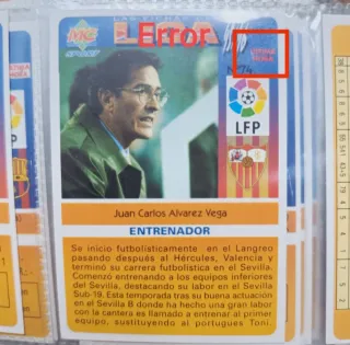 Álbum Super Fútbol Liga 95/96