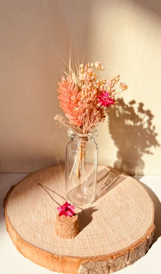 Mini ramos de flores preservadas