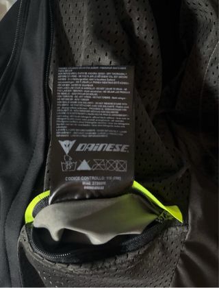 Giubbotto da moto nero Dainese