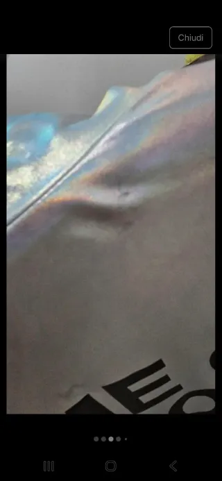 Giubbotto Comme des Fuckdown Argento Taglia L