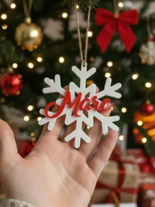 Ornamenti natalizi personalizzati — Stampa 3D