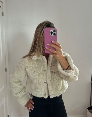 Cazadora borreguito Pull&Bear Talla S