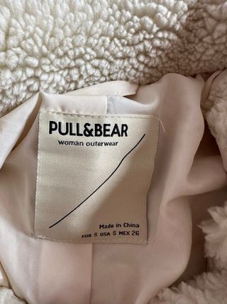 Cazadora borreguito Pull&Bear Talla S