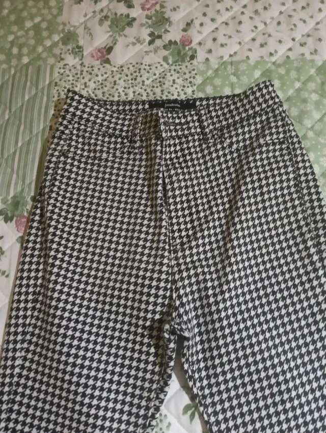 Pantalones de pata de gallo