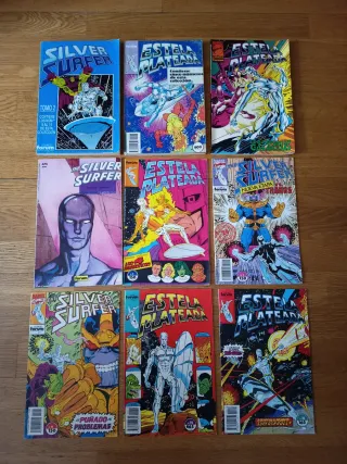 Silver Surfer. Lote de 9