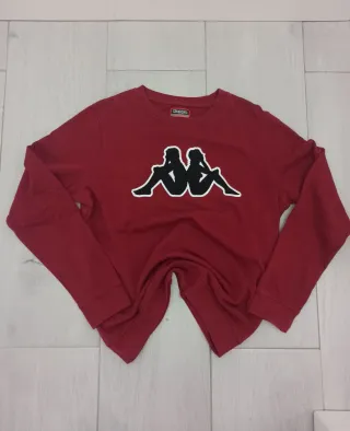 Sudadera Kappa Burdeos Logo