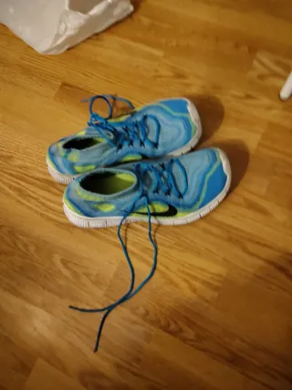 Zapatillas Nike Running Azules y Verdes