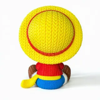 Figura Luffy Crochet 3D