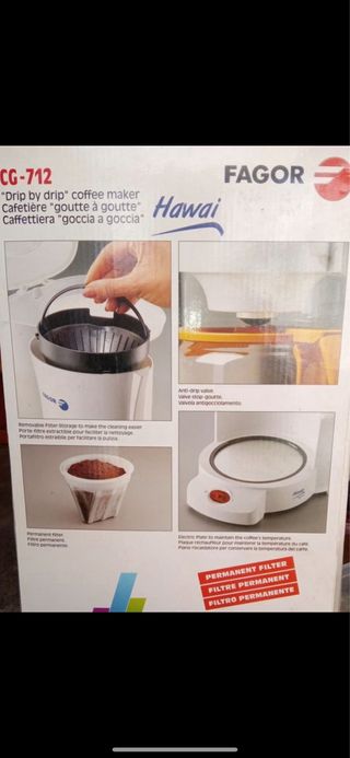 Cafetera Fagor Gota a Gota