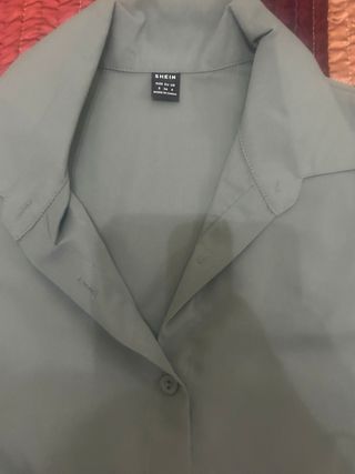 Conjunto corto verde caqui oscuro