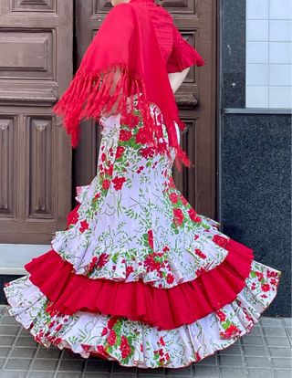 RESERVADO ANA Traje de flamenca talla 4042 