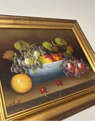 Quadretto con cornice dorata