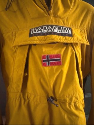 Anorak Napapijri Amarillo Mostaza