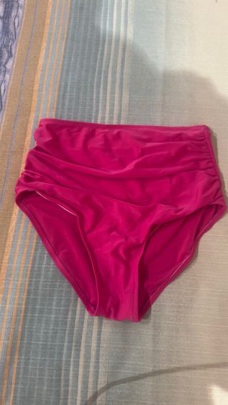 Bikini azul con aro central