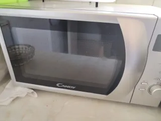 Microondas Candy plateado