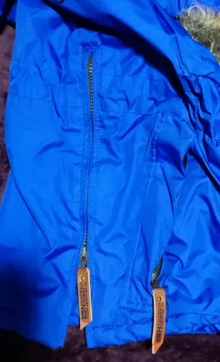 Abrigo Geographical Norway Azul