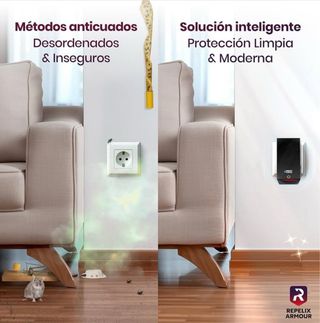 Repellente per parassiti ad ultrasuoni, confezione da 4