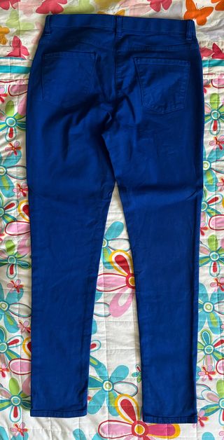 legg-jeans in gabardine  stretch