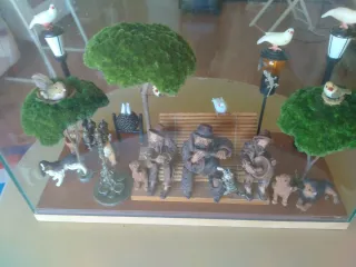 Maqueta vagabundos en parque
