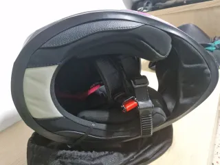 Casco Moto LS2 Mujer Rosa y Negro