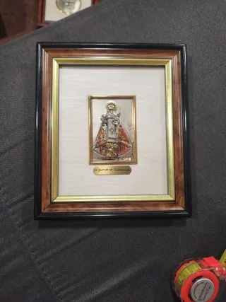 Placa Plata La Santina de Covadonga