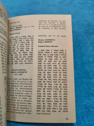 Libro Ajedrez Morphy su vida y 353 Partidas