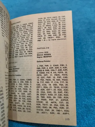 Libro Ajedrez Morphy su vida y 353 Partidas