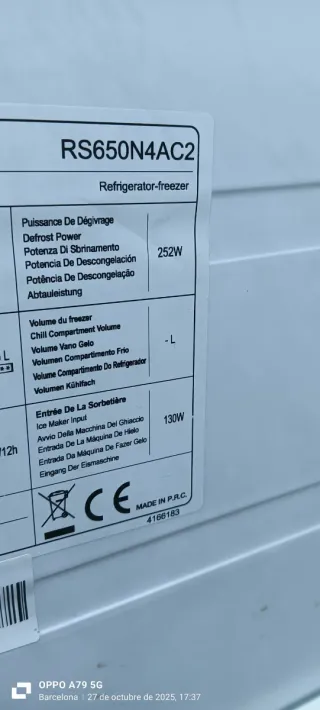 Nevera Hisense Americana No Frost A+