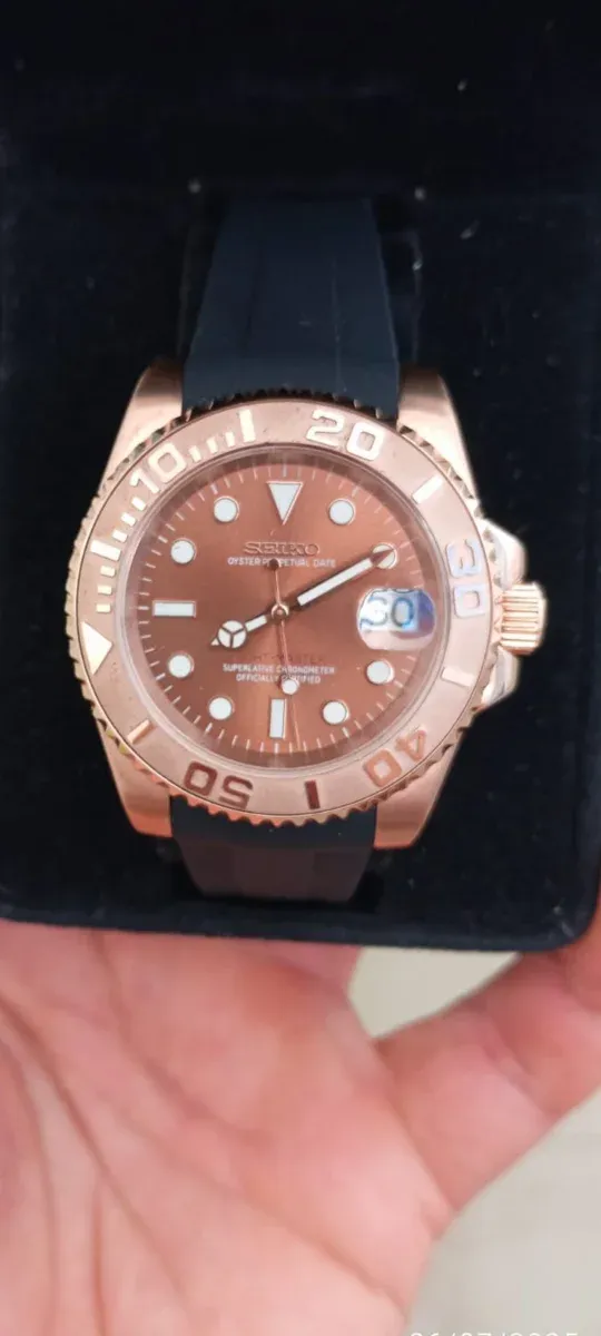 Reloj Sikomariner Rose Gold Negro