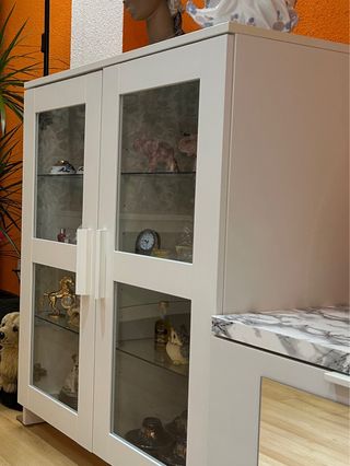 Mueble de salón blanco Ikea