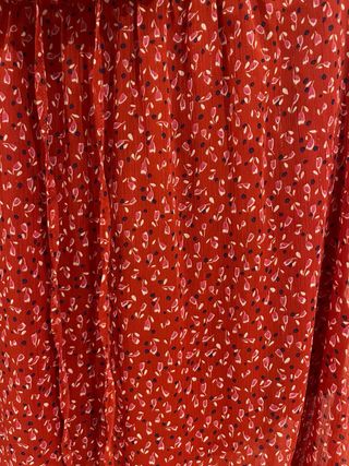 Falda larga roja Polin et moi