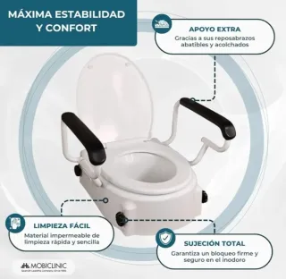 Elevador WC con Reposabrazos