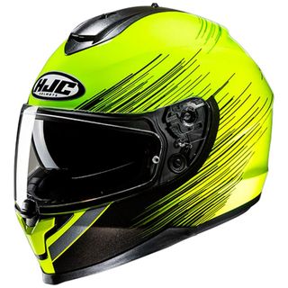 Casco de moto HJC C70N Amarillo Neón