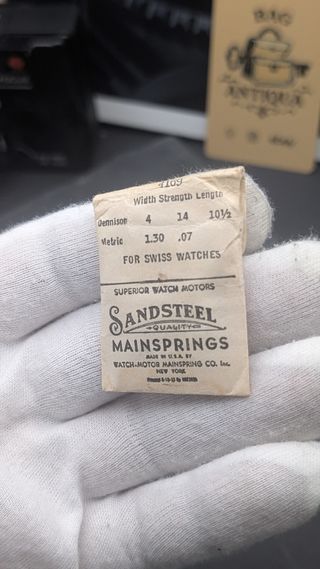 Sandsteel 4169 - Correa de reloj auténtica