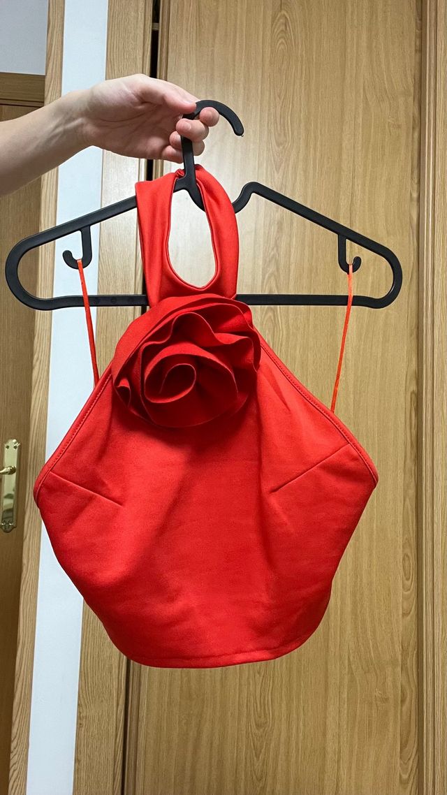 Conjunto Top y Pantalón Rojo Glowrias Talla Única