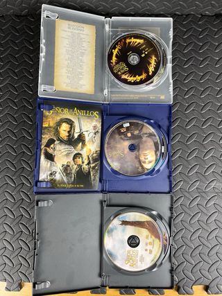 Lote 3 DVDs El Señor de los Anillos